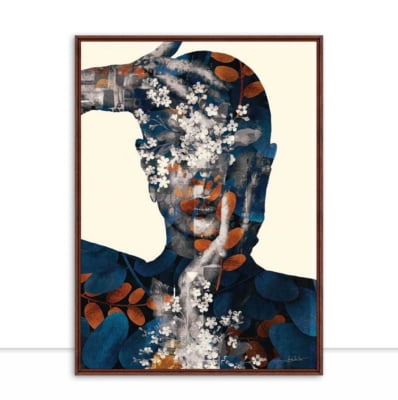 Quadro Flowers in thoughts III por Joel Santos -  AMBIENTES