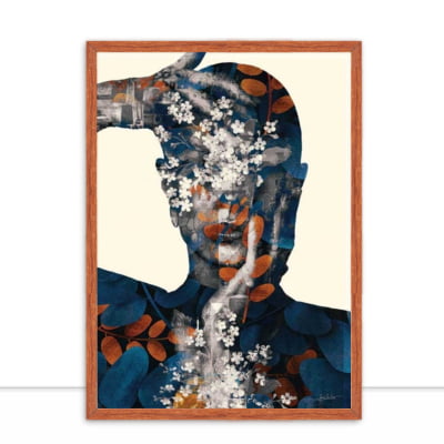 Quadro Flowers in thoughts III por Joel Santos -  AMBIENTES