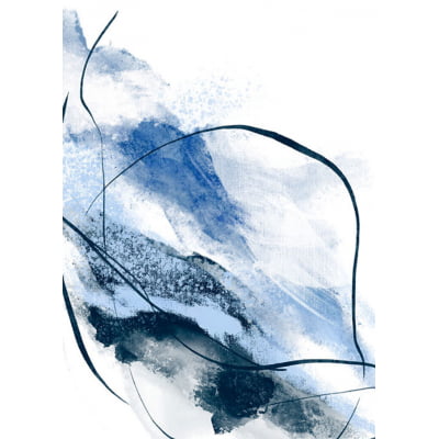 Quadro Fluid Blue 1 por Mmaiaart -  CATEGORIAS