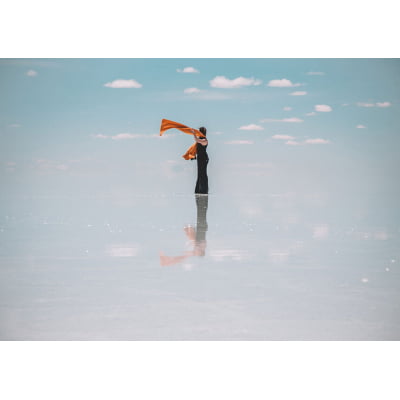 Quadro Flutuando em Uyuni por Patricia Schussel Gomes