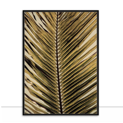Quadro Folha de Palmeira Dourada por Edmoraes -  CATEGORIAS