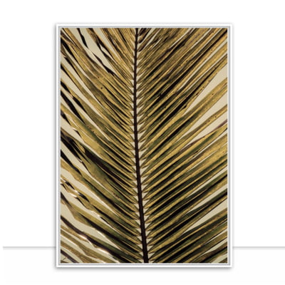 Quadro Folha de Palmeira Dourada por Edmoraes -  CATEGORIAS