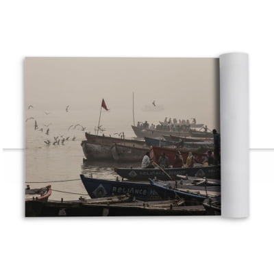 Quadro Ganges Boats por Felipe Hoffmann -  CATEGORIAS