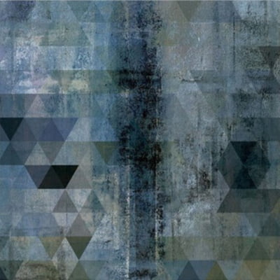 Quadro Geometric Blue II por Juliana Bogo