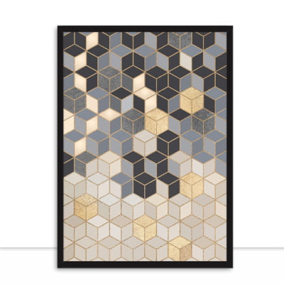 Quadro Geometric Gold por Joel Santos -  CATEGORIAS