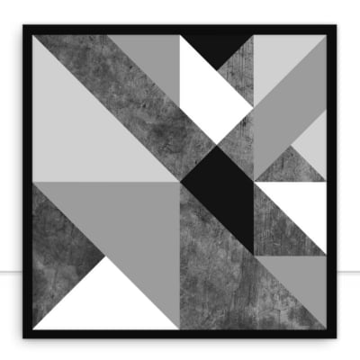 Quadro Geométrico Grey III por Juliana Bogo -  CATEGORIAS