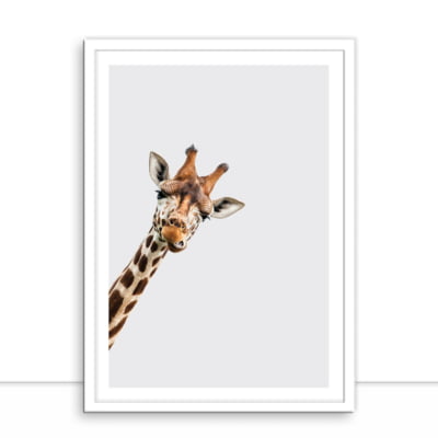 Quadro Girafa Curiosa por Juliana Bogo -  CATEGORIAS