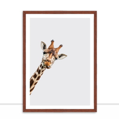 Quadro Girafa Curiosa por Juliana Bogo -  CATEGORIAS