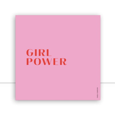 Quadro Girl Power por Isabela Schreiber -  CATEGORIAS
