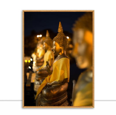 Quadro Golden Buda por Felipe Hoffmann -  CATEGORIAS