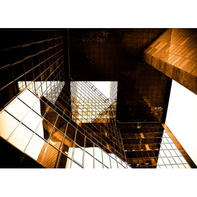 Quadro Golden Building London por Sandro de Oliveira