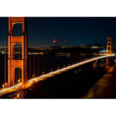 Quadro Golden Gate Bridge a noite por Tiago Ignowski