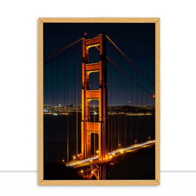 Quadro Golden Gate Bridge de perto por Tiago Ignowski -  CATEGORIAS