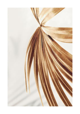 Quadro Golden Palm por Elli Arts