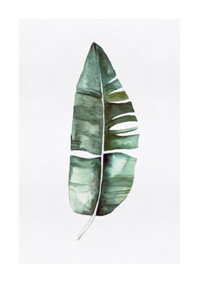 Quadro Greem Leaf II por Elli Arts