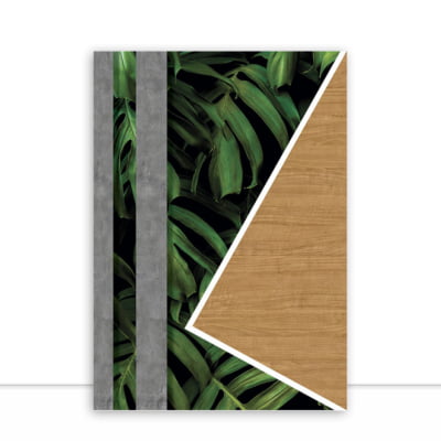Quadro Green Wood Cement 01 por Matheus Letiere -  CATEGORIAS