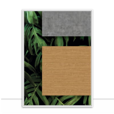 Quadro Green Wood Cement 03 por Matheus Letiere -  CATEGORIAS