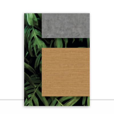 Quadro Green Wood Cement 03 por Matheus Letiere -  CATEGORIAS