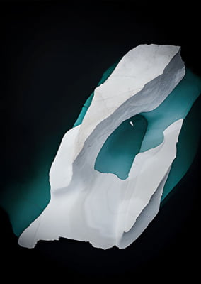 Quadro Iceberg II por Ajw