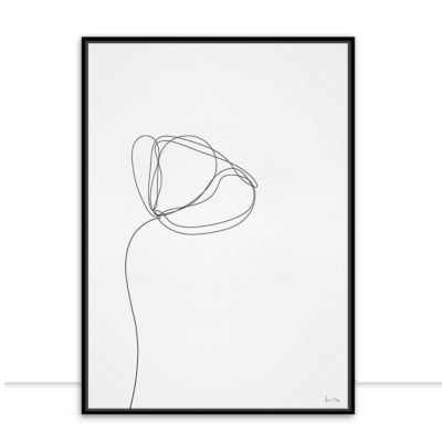 Quadro Line Flower 1 por Juliana Bogo -  CATEGORIAS