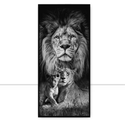 Quadro Lion Family 2 por Joel Santos -  CATEGORIAS
