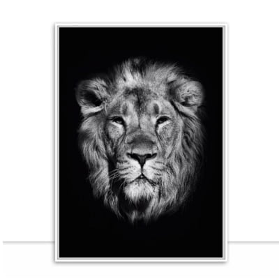 Quadro Lion Pb por Elli Arts -  CATEGORIAS