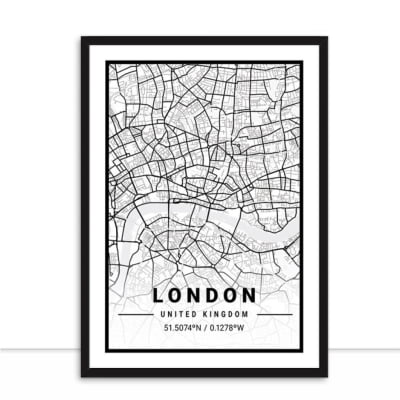 Quadro Mapa London por Elli Arts -  CATEGORIAS