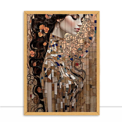 Quadro Mosaico Feminino 01 por Patrícia Costa -  CATEGORIAS