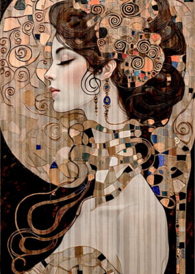 Quadro Mosaico Feminino 02 por Patrícia Costa -  CATEGORIAS