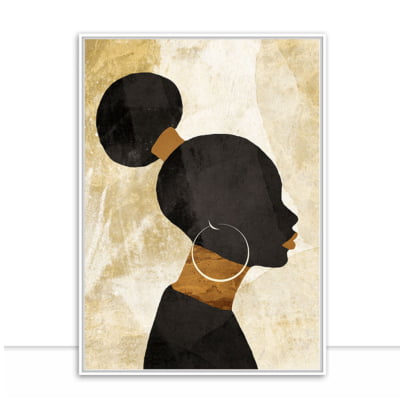 Quadro Mulher Africana por Claudia Dias -  CATEGORIAS