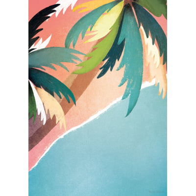 Quadro Palm Tree Shore por Bruna Deluca