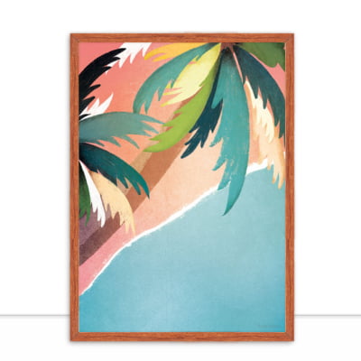 Quadro Palm Tree Shore por Bruna Deluca -  CATEGORIAS