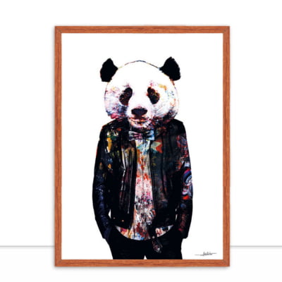 Quadro Panda Style por Joel Santos -  AMBIENTES
