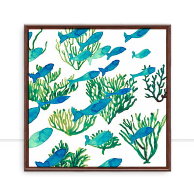 Quadro Peixinhos e algas por Sussu e Juju -  CATEGORIAS