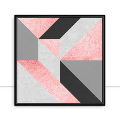 Quadro Pink And Marble Geometry 02 por Vitor Costa -  CATEGORIAS