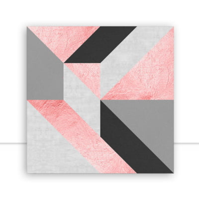 Quadro Pink And Marble Geometry 02 por Vitor Costa -  CATEGORIAS