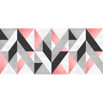 Quadro Pink And Marble Geometry 03 por Vitor Costa