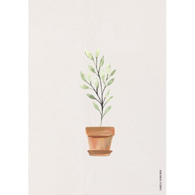 Quadro plant vase texture 01 por Isabela Schreiber
