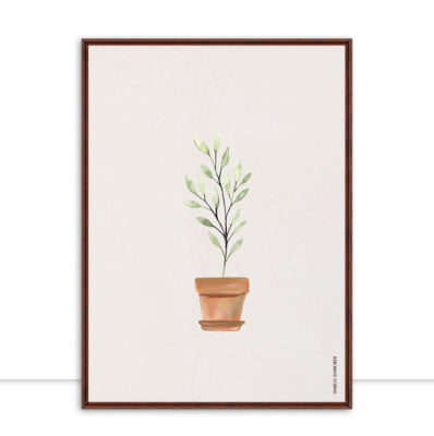 Quadro plant vase texture 01 por Isabela Schreiber -  CATEGORIAS