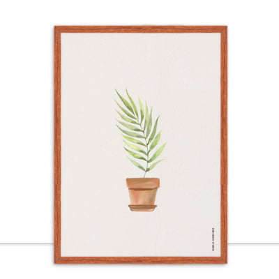 Quadro plant vase texture 03 por Isabela Schreiber -  CATEGORIAS