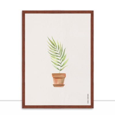 Quadro plant vase texture 03 por Isabela Schreiber -  CATEGORIAS