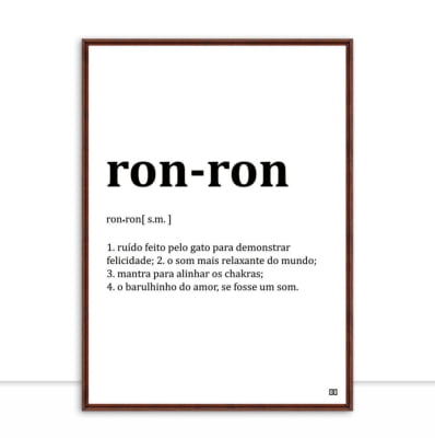 Quadro Ron Ron por Dot Dugeau -  CATEGORIAS