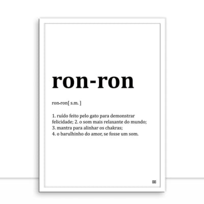Quadro Ron Ron por Dot Dugeau -  CATEGORIAS
