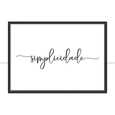 Quadro Simplicidade por Juliana Bogo -  CATEGORIAS
