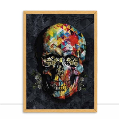 Quadro Skull Colours I por Joel Santos -  CATEGORIAS
