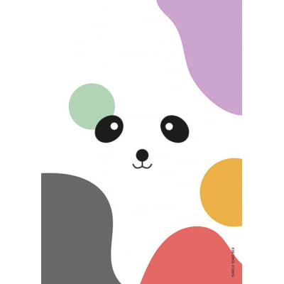 Quadro So Cute panda por Isabela Schreiber