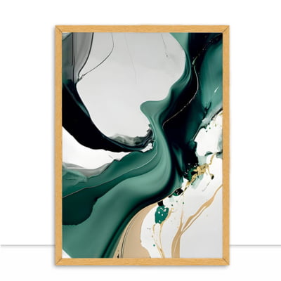 Quadro Splash Green 3 por Ajw -  CATEGORIAS