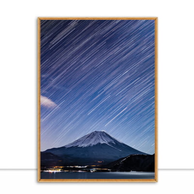 Quadro Star Trail Mt. Fuji por Herbert Ferreira -  AMBIENTES
