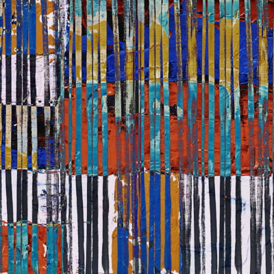Quadro Stripes Color Max 01 por Patricia Costa