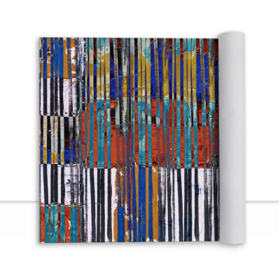 Quadro Stripes Color Max 01 por Patricia Costa -  CATEGORIAS